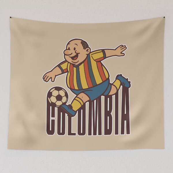 Item preview, Colombia Funny Soccer Fan Style designed and sold by Scaryzz.