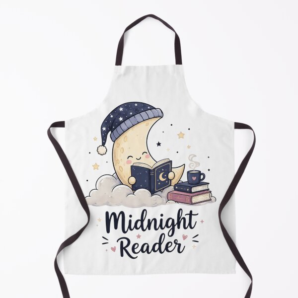 Item preview, Midnight Reader Cute Moon Book Lover Reading Night Aesthetic designed and sold by Sanika arts .