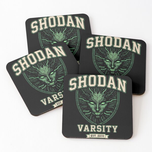 Item preview, Shodan System Shock Varsity Gaming Graphic Tee designed and sold by Senpaiwaves.