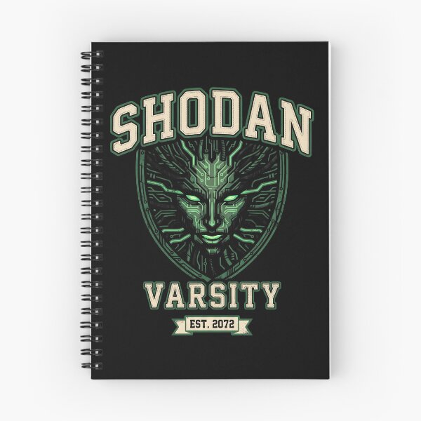 Item preview, Shodan System Shock Varsity Gaming Graphic Tee designed and sold by Senpaiwaves.