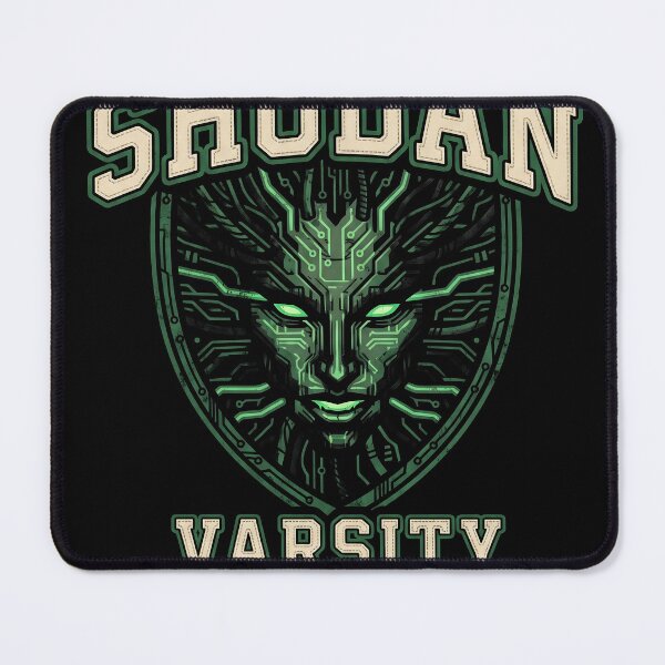 Item preview, Shodan System Shock Varsity Gaming Graphic Tee designed and sold by Senpaiwaves.