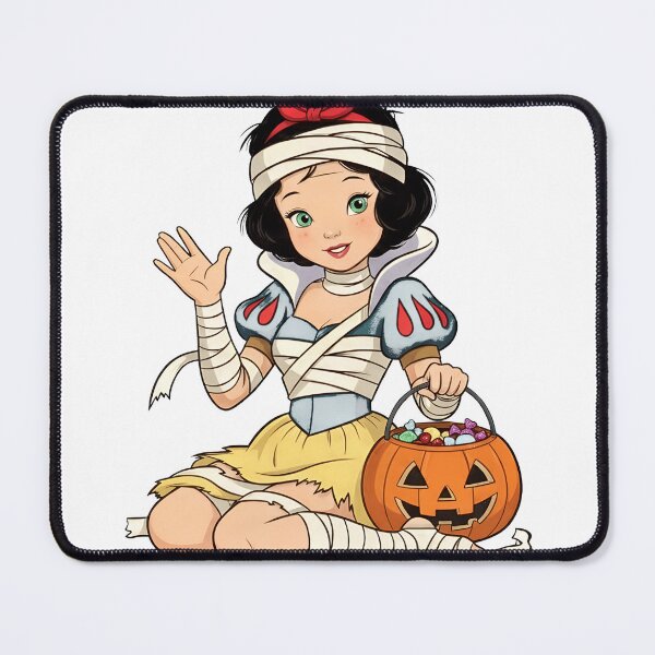 Item preview, Cute Halloween Mummy Princess With Pumpkin Candy Basket designed and sold by JenniferM94581.
