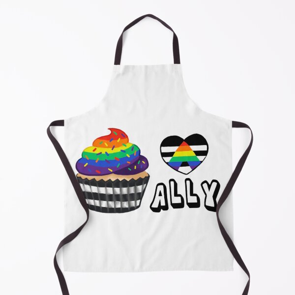 Item preview, Straight Ally Heart Cupcake designed and sold by HistoryHounds.