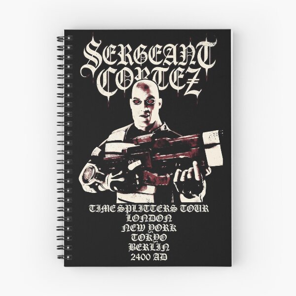 Artikelvorschau, Sergeant Cortez Timesplitters Band T-Shirt Videospiel Streetwear T-Shirt entworfen und verkauft von Senpaiwaves.