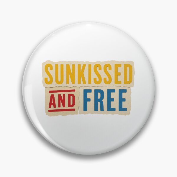 Item preview, Sunkissed And Free Summer Paper Cut Collage Typography designed and sold by RDproject.