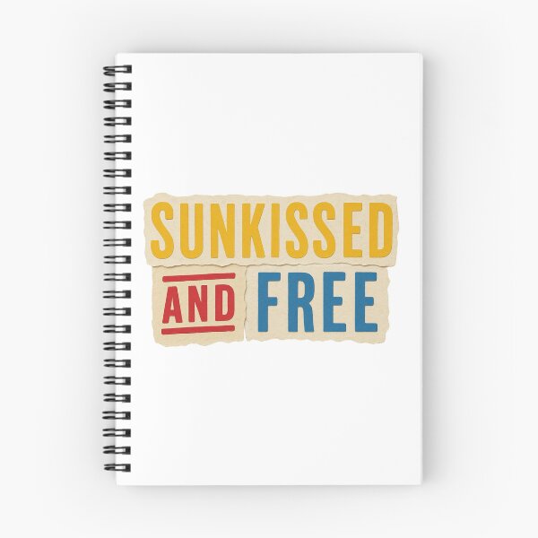 Item preview, Sunkissed And Free Summer Paper Cut Collage Typography designed and sold by RDproject.