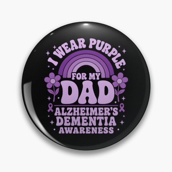 Item preview, I Wear Purple for My Dad Alzheimer's Awareness designed and sold by roycehopkins.