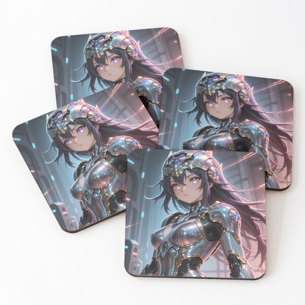 Item preview, Neon Valkyrie in Iridescent Cyber Armor designed and sold by Killington.