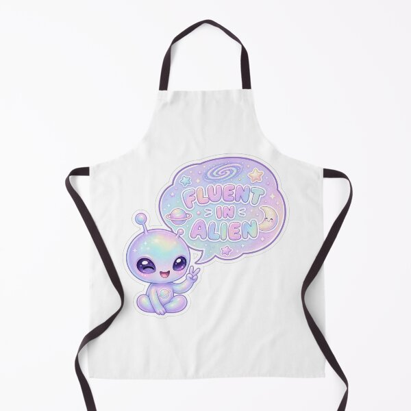 Item preview, Fluent in Alien Pastel Alien with speech bubble designed and sold by BoosterShop.