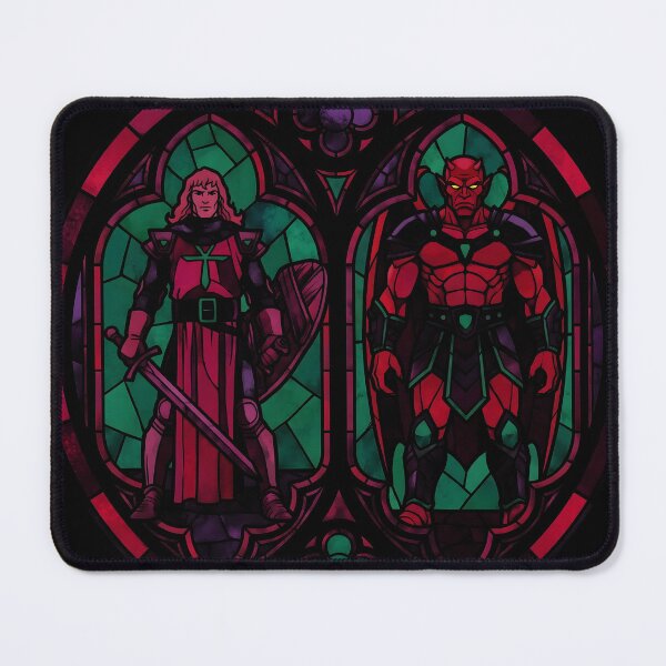 Item preview, Vii The Avatar And The Guardian Ultima Stained Glass Anime Gaming Shirt designed and sold by Senpaiwaves.