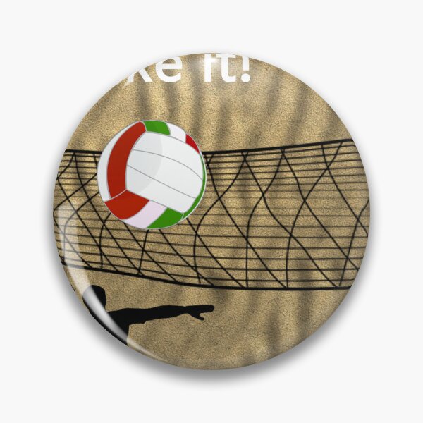 Item preview, Vintage Beach Volleyball Silhouette Spike It designed and sold by AWADHESH  CHAURASIA.