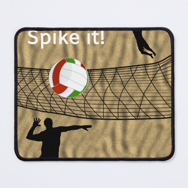 Item preview, Vintage Beach Volleyball Silhouette Spike It designed and sold by AWADHESH  CHAURASIA.