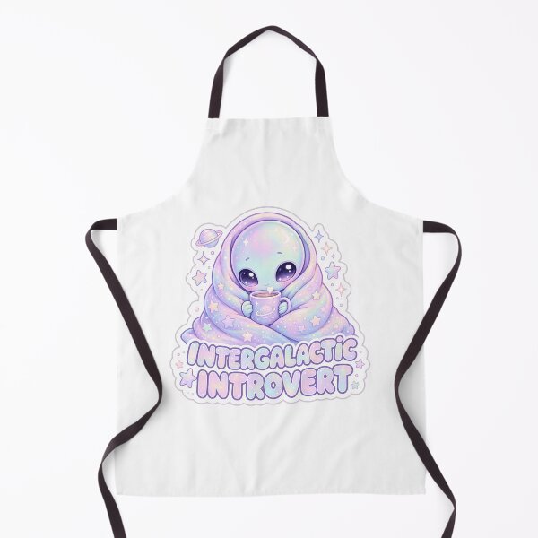 Item preview, Intergalactic Introvert Cozy Pastel Alien designed and sold by BoosterShop.