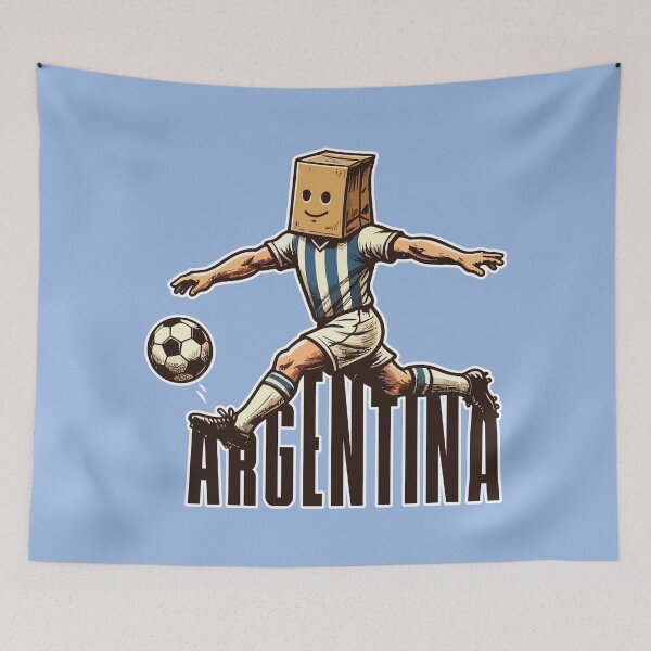 Item preview, Argentina Funny Soccer Fan Style designed and sold by Scaryzz.