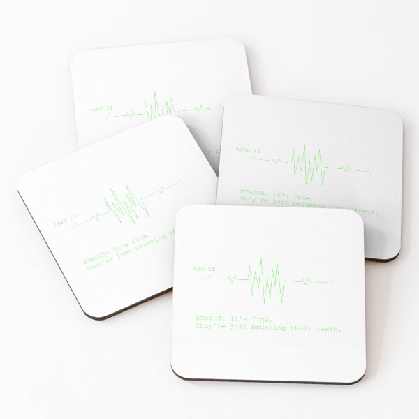 Item preview, EKG Artifact Just Brushing Their Teeth Telemetry designed and sold by VTineDesigns.