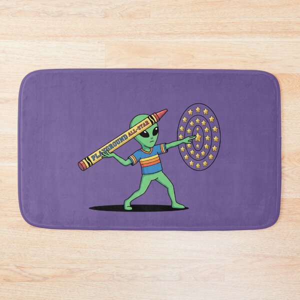 Item preview, Funny Alien Throwing Crayon Javelin Playground All-Star designed and sold by Rare By Hero.