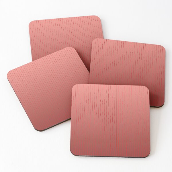Item preview, Delicate Pinstripe Fade – Coquette Hand-Drawn Ombre Line Pattern | Red designed and sold by Frohyou.
