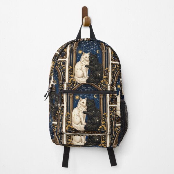 Item preview, Gemini Cats – Celestial Twin Cats Zodiac Art designed and sold by SammyMorry.