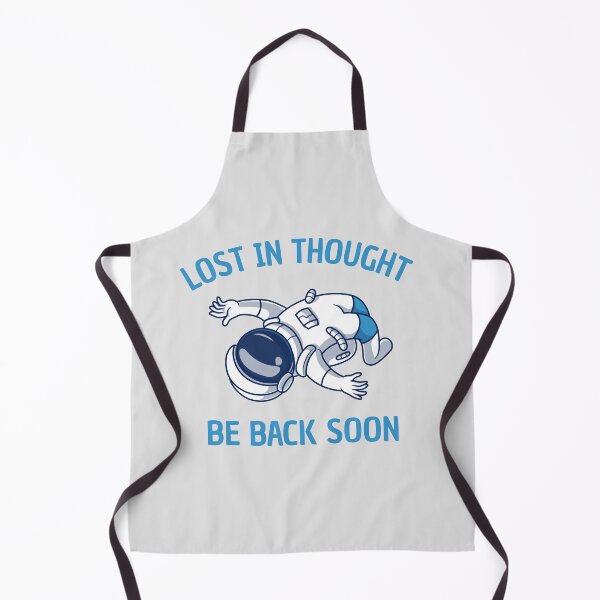Item preview, Lost In Thought Be Back Soon Funny Tumbling Astronaut designed and sold by Rocklights.
