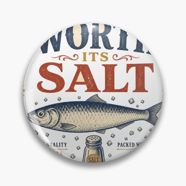 Item preview, Worth Its Salt Vintage Sardines Typography designed and sold by BoosterShop.