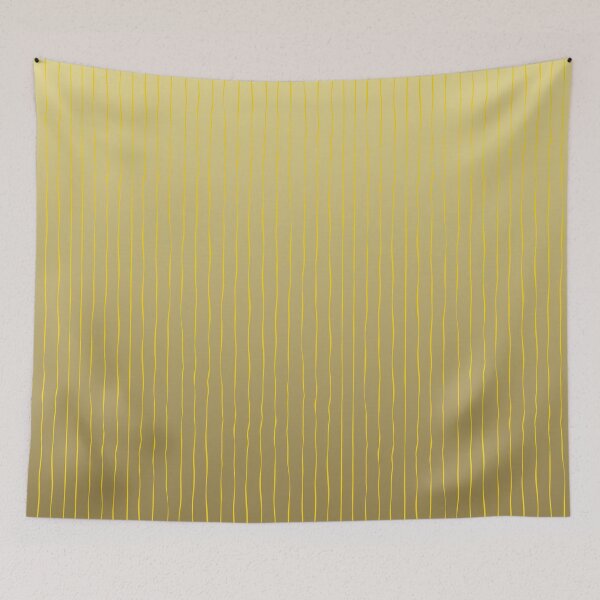 Item preview, Delicate Pinstripe Fade – Coquette Hand-Drawn Ombre Line Pattern | Yellow designed and sold by Frohyou.