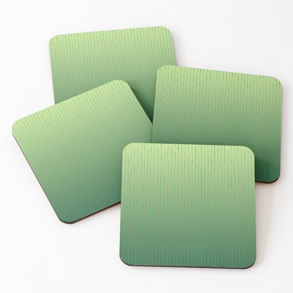 Item preview, Delicate Pinstripe Fade – Coquette Hand-Drawn Ombre Line Pattern | Green designed and sold by Frohyou.