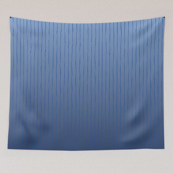 Item preview, Delicate Pinstripe Fade – Coquette Hand-Drawn Ombre Line Pattern | Blue designed and sold by Frohyou.