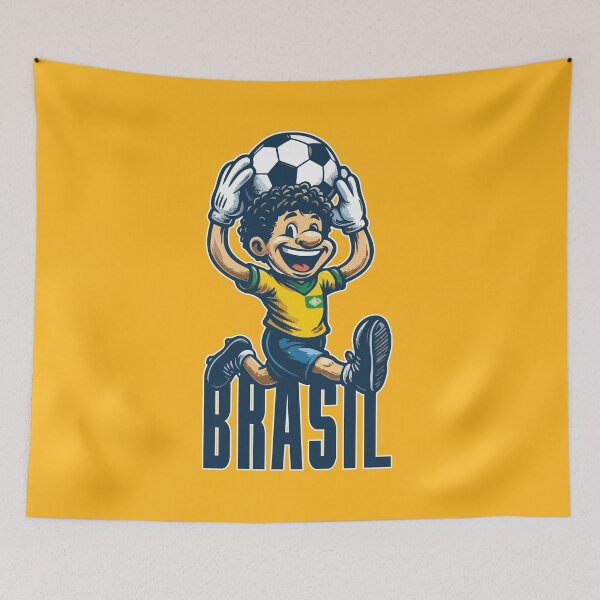 Item preview, Brasil Funny Soccer Fan Style designed and sold by Scaryzz.