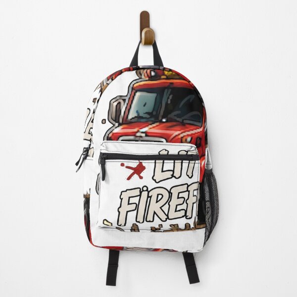 Item preview, Cute Little Firefighter Red Fire Truck designed and sold by FABIOLA1970.