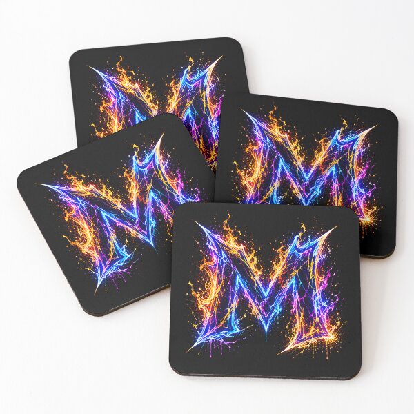 Item preview, Arcane Blaze Graffiti Letter M designed and sold by BlissBlvdShop.