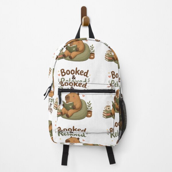 Item preview, Booked & Relaxed Capybara Reading Cute Book Lover designed and sold by Sanika arts .