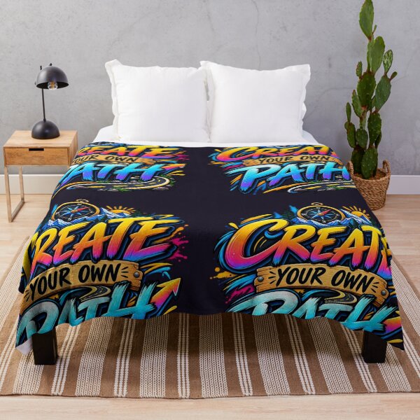 Item preview, Create Your Own Path Inspirational Motivation Typography designed and sold by DoodleWorld Studio .