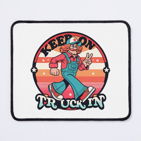 Item preview, Keep On Truckin' Retro Vintage Trucker Lifestyle Gift | Perfect Gift For You And Friends designed and sold by Matrix1992.
