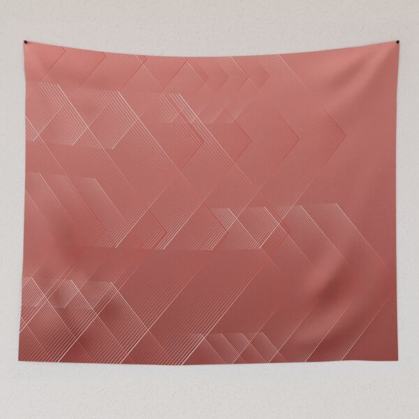 Item preview, Dynamic Chevron Drift – Modern Geometric Arrow Ombre Pattern | Red designed and sold by Frohyou.