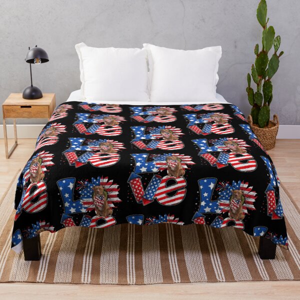 Item preview, 4th of July Decor Patriotic LOVE Pitbull Dog USA Flag for Women Kids Men top design designed and sold by lionSutuShop.