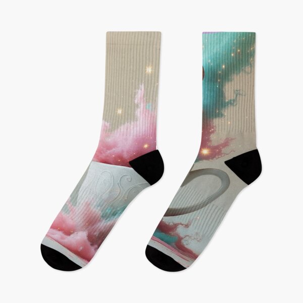 Item preview, Cosmic Coffee Cup with Pink and Teal Galaxy Clouds. designed and sold by fbtrisha.