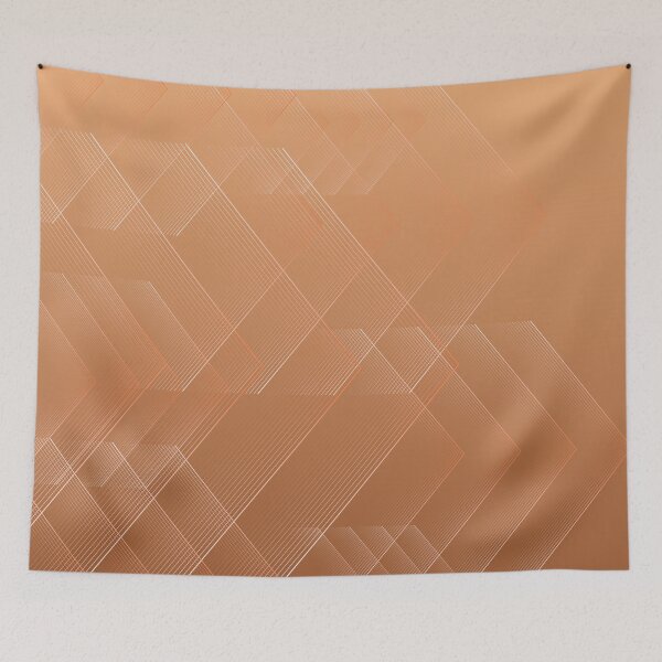 Item preview, Dynamic Chevron Drift – Modern Geometric Arrow Ombre Pattern | Orange designed and sold by Frohyou.