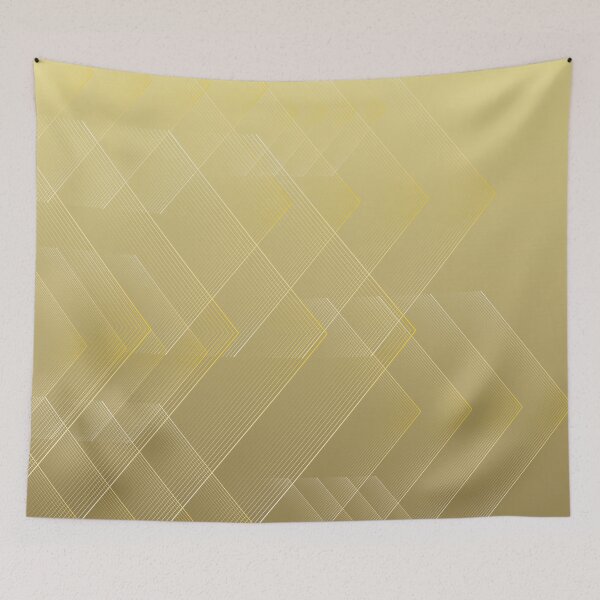 Item preview, Dynamic Chevron Drift – Modern Geometric Arrow Ombre Pattern | Yellow designed and sold by Frohyou.