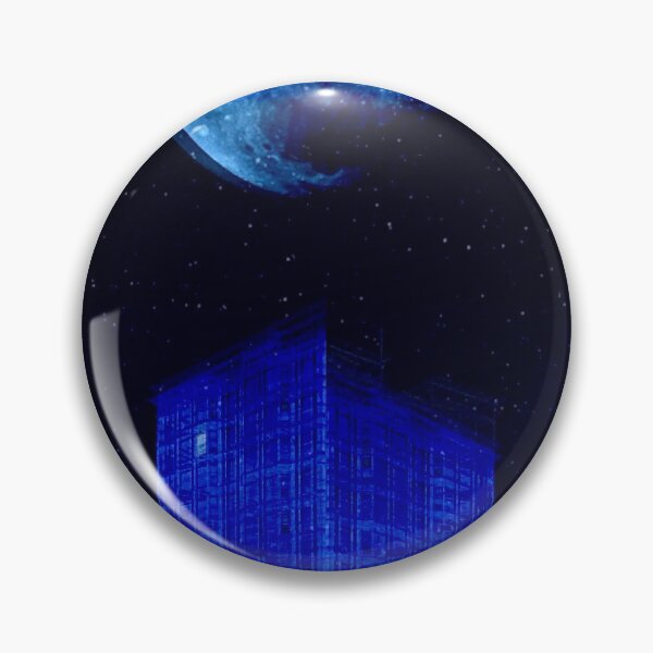 Item preview, Digital Art Piece Starry Night Skyscraper Cityscape designed and sold by CristianJArt.