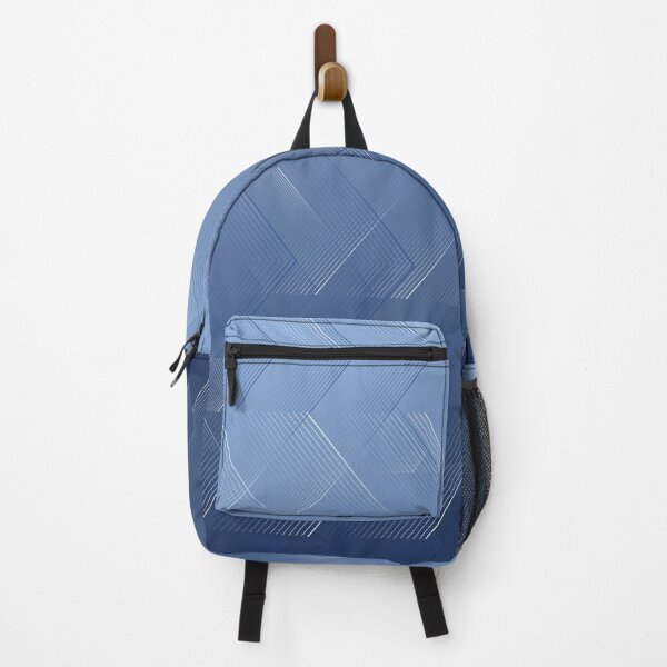 Item preview, Dynamic Chevron Drift – Modern Geometric Arrow Ombre Pattern | Blue designed and sold by Frohyou.