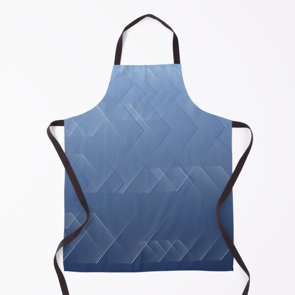 Item preview, Dynamic Chevron Drift – Modern Geometric Arrow Ombre Pattern | Blue designed and sold by Frohyou.