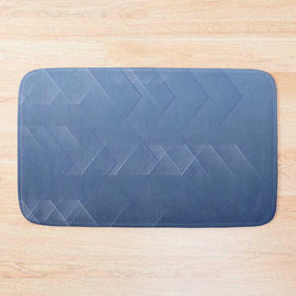 Item preview, Dynamic Chevron Drift – Modern Geometric Arrow Ombre Pattern | Blue designed and sold by Frohyou.