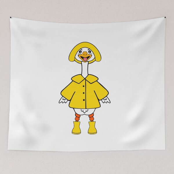 Item preview, Porch Goose Wearing A Raincoat designed and sold by Sartoris Art.