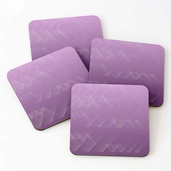 Item preview, Dynamic Chevron Drift – Modern Geometric Arrow Ombre Pattern | Purple designed and sold by Frohyou.