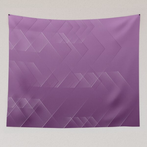 Item preview, Dynamic Chevron Drift – Modern Geometric Arrow Ombre Pattern | Purple designed and sold by Frohyou.