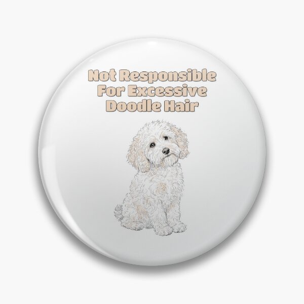 Item preview, Goldendoodle Dog Hair Funny Disclaimer Design designed and sold by NatureUnleashed.