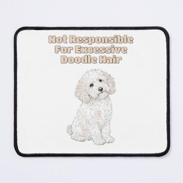 Item preview, Goldendoodle Dog Hair Funny Disclaimer Design designed and sold by NatureUnleashed.