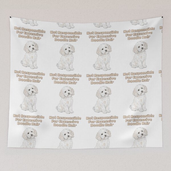 Item preview, Goldendoodle Dog Hair Funny Disclaimer Design designed and sold by NatureUnleashed.