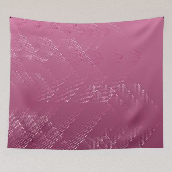 Item preview, Dynamic Chevron Drift – Modern Geometric Arrow Ombre Pattern | Pink designed and sold by Frohyou.