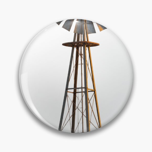 Item preview, Vintage Windmill - Rustic Farmhouse Windpump Art designed and sold by Brandady.